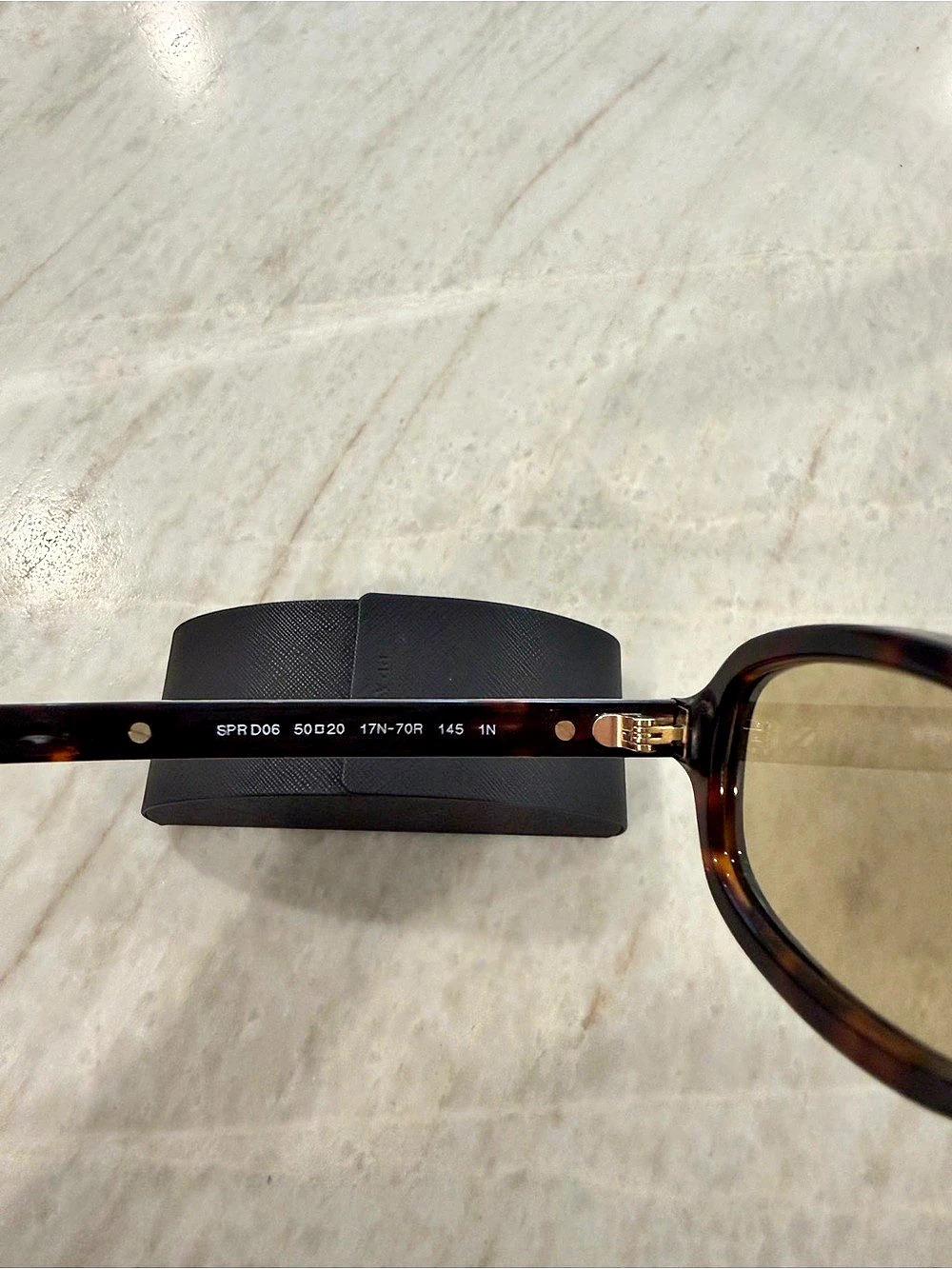 Prada PR D06S Root Tortoise Sunglasses Tortoiseshell Eyeglasses in Brown One - Picture 4 of 5